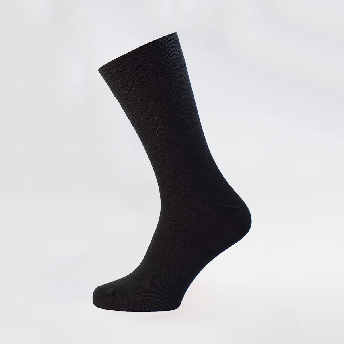 Classic Black Socks High Quality Carded Cotton